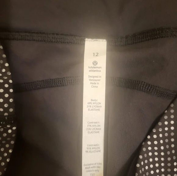 RARE Lululemon Pace Tight(Luxtreme) Lights Out Black/Ravish Reptile Silver 12 - Picture 10 of 15